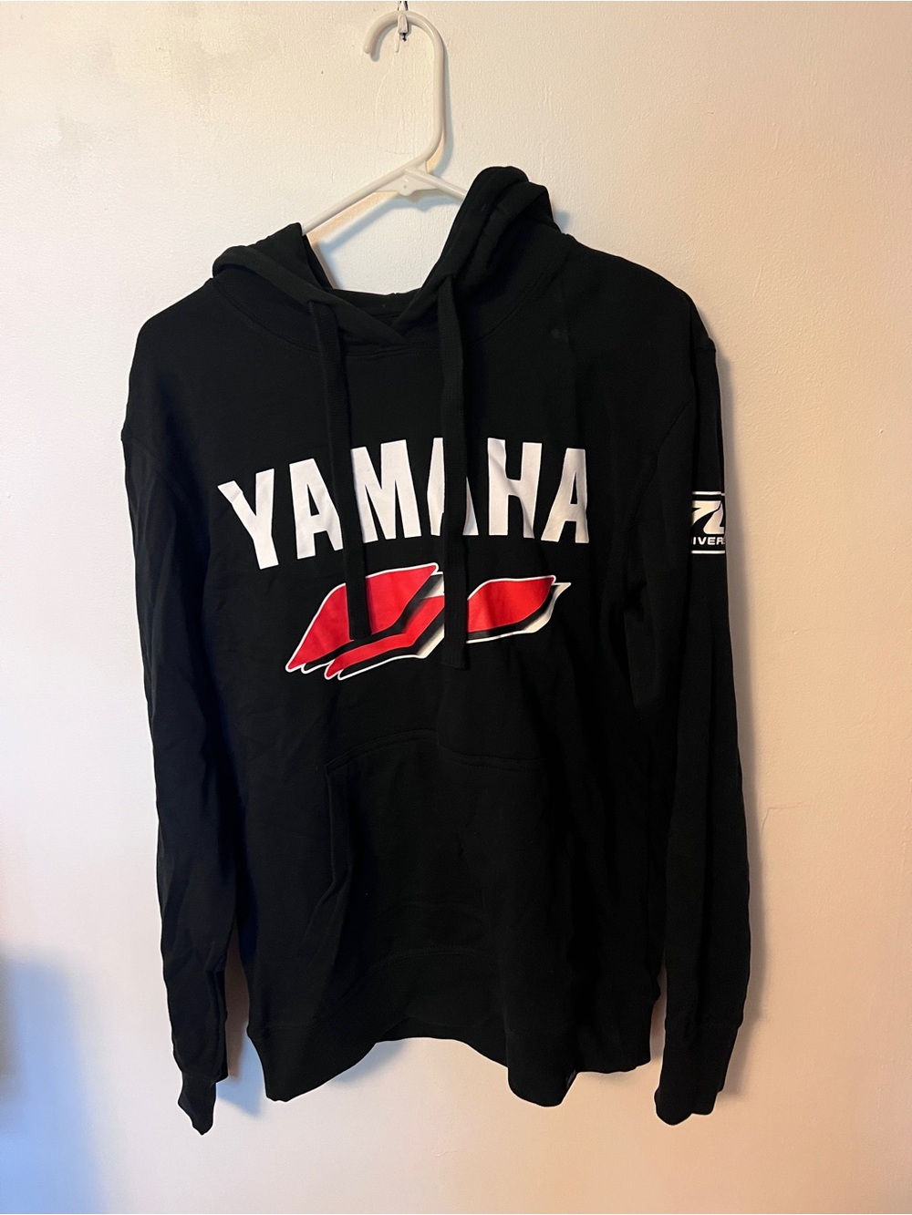 Yamaha 70th Anniversary Motocross Hoodie with 70th Anniversary Logo on Chest